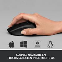 Logitech Mouse M330 Silent Plus Zwart Draadloze Muis - thumbnail