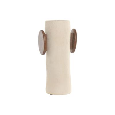 Vaas Home ESPRIT Bruin Beige Mangohout Papier-maché