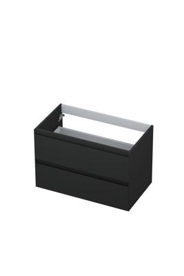 INK Onderkast 80x45 cm 2 lade greeploos gelakt