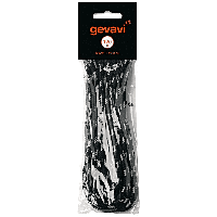 Gevavi Veters Paar Zwart Plat 120cm VETE90120 - thumbnail