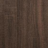 Boekenkast 60x24x109 cm bewerkt hout bruin eikenkleurig - thumbnail