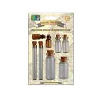 Vaessen Creative • vintage corked vials 8pcs - thumbnail