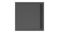 Douchevloer Xenz Easy Tray | 100x100 cm | Incl.Gootcover en Afvoersifon | Acryl | Vierkant | Zwart mat - thumbnail