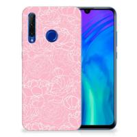 Honor 20 Lite | TPU Case | White Flowers - thumbnail
