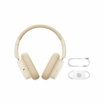 Baseus Hoofdtelefoon met microfoon, wit