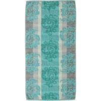 Cawö Cawo Cashmere Jacquard Handdoek Munt 50x100 - thumbnail