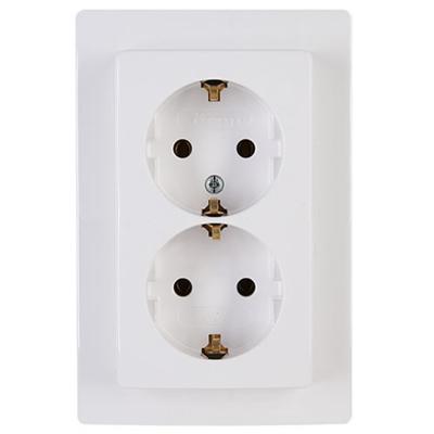 Enzo Kopp hk05 arctic wit inbouw stopcontact ra dubbel - 4621520 Enzo Kopp hk05 arctic wit inbouw stopcontact ra dubbel - 4621520