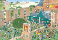 Jumbo legpuzzel Jan van Haasteren - The Art Market 2000 stukjes - thumbnail