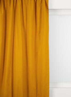 HEMA Kant en klaar gordijn met plooiband 140x270 (okergeel)