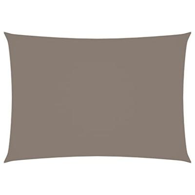 VidaXL Zonnescherm rechthoekig 2x4,5 m oxford stof taupe - thumbnail