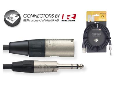 Stagg NAC6PSXMR REAN Verloopkabel Jack Naar XLR M