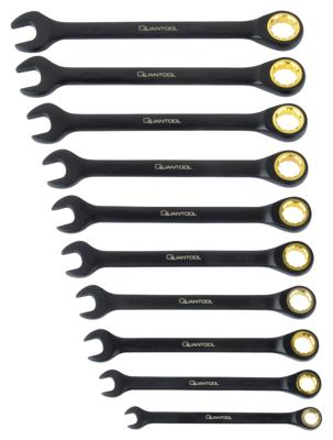 Brüder Mannesmann Q25210 Quantool Engelse sleutelset 10-delig Sleutelbreedte (metrisch) 8 - 19 mm