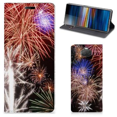 Sony Xperia 10 Hippe | Standcase | Vuurwerk Sony Xperia 10 Hippe | Standcase | Vuurwerk