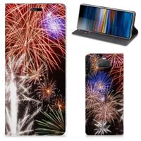 Sony Xperia 10 Hippe | Standcase | Vuurwerk - thumbnail