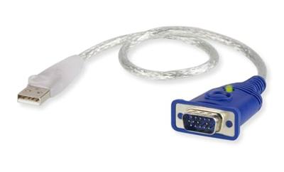 ATEN 2A-130G VGA / USB Adapter [1x VGA-stekker - 1x USB-A 2.0 stekker] Transparant 0.35 m