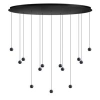ETH Design hanglampGrace 13-lichts zwart - 05-HL4513-30 - thumbnail