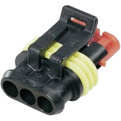 TE Connectivity 282087-1 Female behuizing (kabel) AMP-Superseal 1.5mm Series Totaal aantal polen: 3 Rastermaat: 6 mm Inhoud: 1 stuk(s) TE Connectivity 282087-1 Female behuizing (kabel) AMP-Superseal 1.5mm Series Totaal aantal polen: 3 Rastermaat: 6 mm Inhoud: 1 stuk(s)
