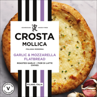 Crosta Mollica Flatbread Knoflook & Mozzarella 229g bij Jumbo - thumbnail