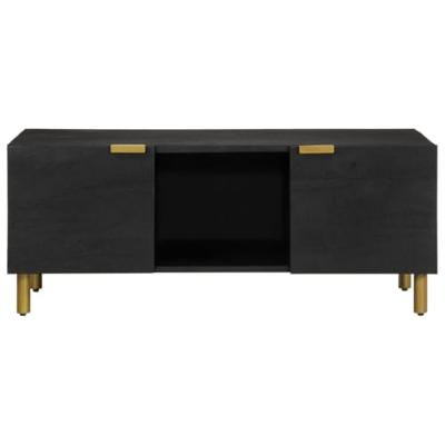 Salontafel 100x54x40 cm bewerkt hout zwart