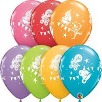 Ballonnen Circus extra sterk 6 stuks - thumbnail