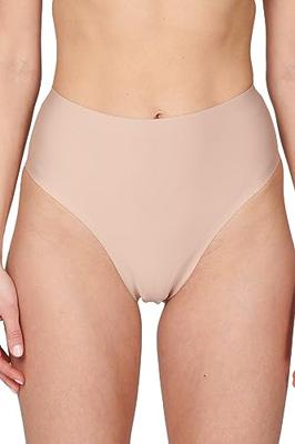 Secrets Brazilian High Waist - Invisible - Kanten dames taille brazilian slip - Schijnt niet door - L - Zwart | Dames slip - Onderbroek - Ondergoed