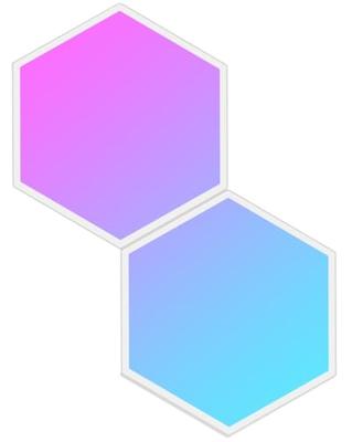 Govee Glide Hexa Light Panels Expansion Pack H1061002 LED-paneel uitbreidingsset LED Wit Govee Glide Hexa Light Panels Expansion Pack H1061002 LED-paneel uitbreidingsset LED Wit