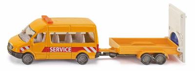 Siku 1660 transporter met verkeer