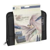 Creative Craft Group Nassau markeretui met 24 ronde dual markers - thumbnail
