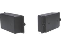 Strapubox 2031GR Universele behuizing 80 x 46 x 26 ABS Grijs 1 stuk(s) - thumbnail