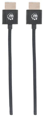 Manhattan 394376 HDMI-kabel HDMI Aansluitkabel HDMI-A-stekker, HDMI-A-stekker 3.00 m Zwart 4K UHD, Audio Return Channel (ARC) Manhattan 394376 HDMI-kabel HDMI Aansluitkabel HDMI-A-stekker, HDMI-A-stekker 3.00 m Zwart 4K UHD, Audio Return Channel (ARC)