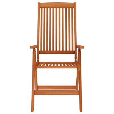 Tuinstoelen 4 st inklapbaar massief eucalyptushout