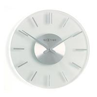 Wandklok - 26 cm - Aluminium - Glas - 'Streep' - thumbnail