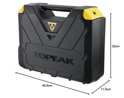 Topeak Prepbox Gereedschapset in koffer 55 functies - Zwart Topeak Prepbox Gereedschapset in koffer 55 functies - Zwart