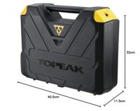 Topeak Prepbox Gereedschapset in koffer 55 functies - Zwart - thumbnail