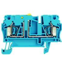 Weidmüller 8731710000 Testscheidingsserieklem Spanveer Blauw 100 stuk(s) - thumbnail