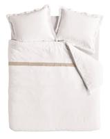 Riviera Maison Dekbedovertrek Calmness Wit - thumbnail