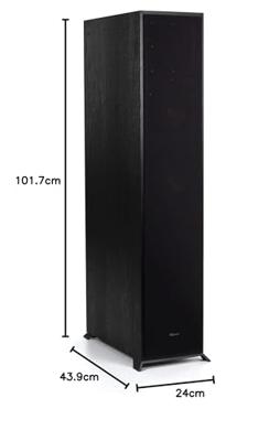 Klipsch: R-625FA Dolby Atmos® Vloerstaande Speaker - Zwart
