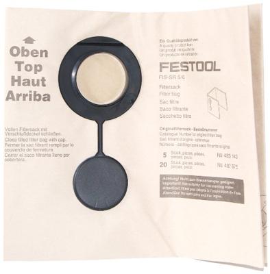 Festool FIS-SR 5/6 /5 Dubbelwandige filterstofzak VE=5 - 483143