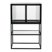 Dutchbone Opbergkast 'Boli' Glas en metaal, 90 x 60cm - thumbnail