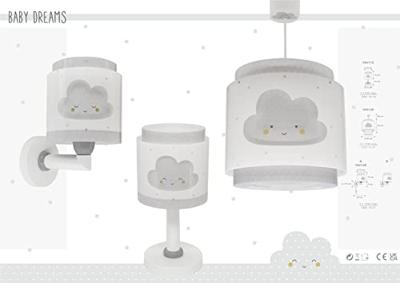 Dalber Kinderkamer wandlampBaby Dreams grijs - 76019E