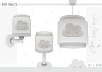 Dalber Kinderkamer wandlampBaby Dreams grijs - 76019E - thumbnail