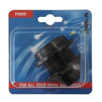 Scanpart lampfitting e27 zwart met ring - thumbnail