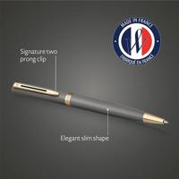 Waterman Hémisphère Metalic balpen, grijs GT, medium, giftbox - thumbnail