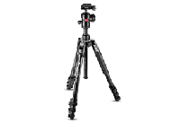 Manfrotto Befree Advanced met hendelvergrendeling, draagbare en compacte balhoofdstatiefset voor op reis, aluminium statief voor DSLR-reflexcamera's, spiegelloos, fotoaccessoires - thumbnail