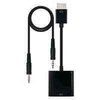 Adapter HDMI naar SVGA met Audio NANOCABLE 10.16.2001-BK - thumbnail