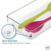 iDesign - Lade Organizer, 15.2 x 30.5 x 5.1 cm, Kunststof, Transparant - thumbnail