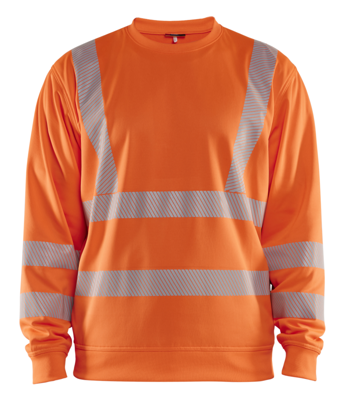 Blåkläder High-Vis Sweatshirt 35622538 | High-Vis Oranje | Maat L - 7330509832028