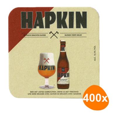 Hapkin - Bierviltjes - 400 stuks (4x 100 stuks)