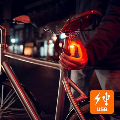 Achterlicht Axa Dwn Rear 1 Lux USB-C oplaadbaar - thumbnail