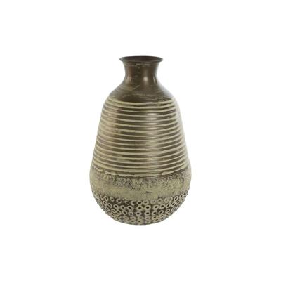 Vaas Home ESPRIT Groen Aluminium 18 x 18 x 30 cm Vaas Home ESPRIT Groen Aluminium 18 x 18 x 30 cm